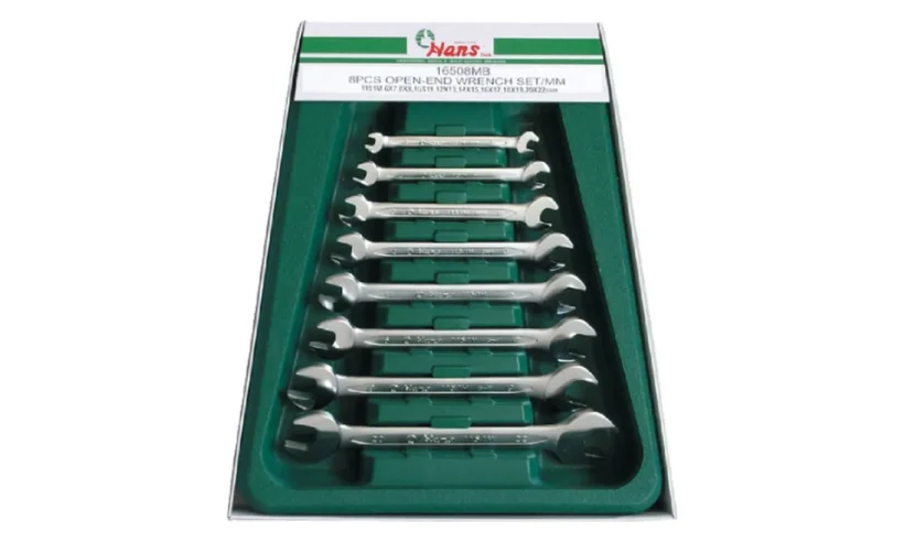 Набор рожковых гаечных ключей Hans, 16508M фото