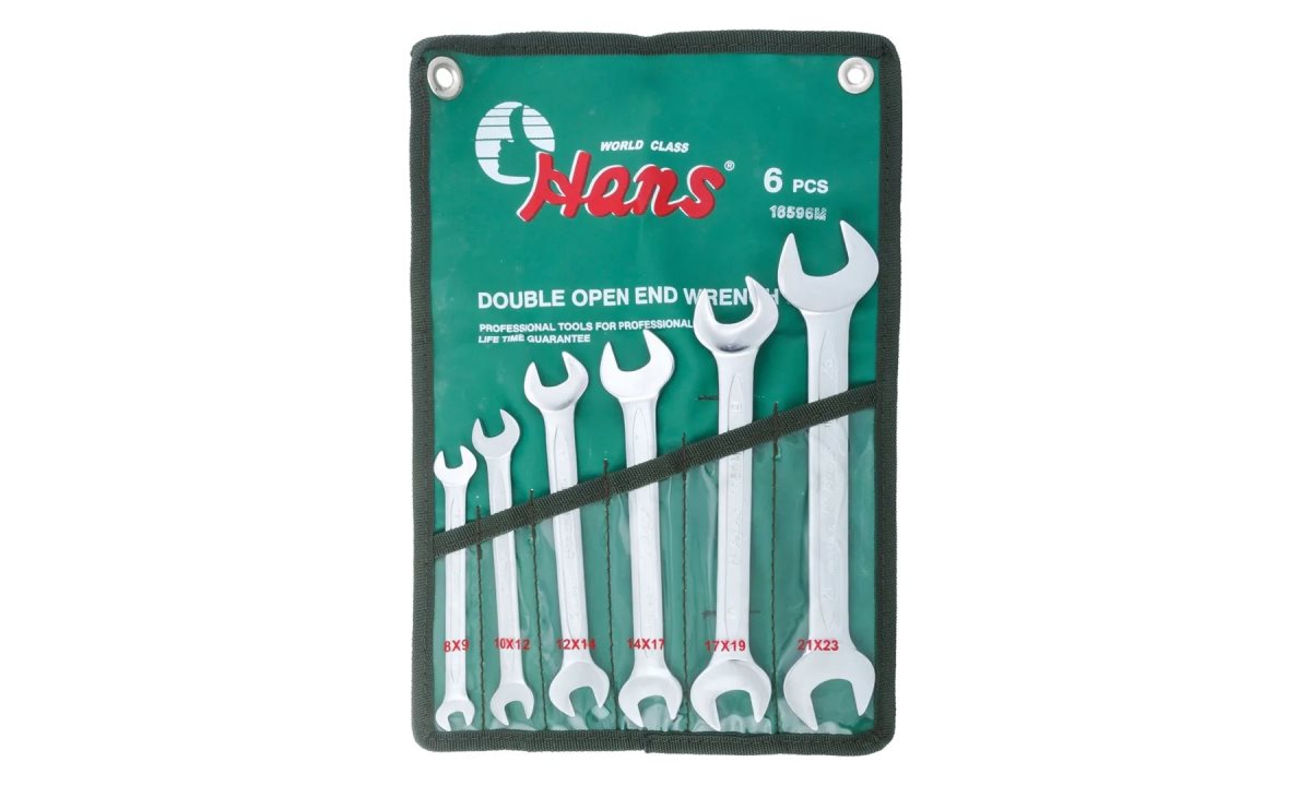  Набор рожковых гаечных ключей Hans, 16596M (0)