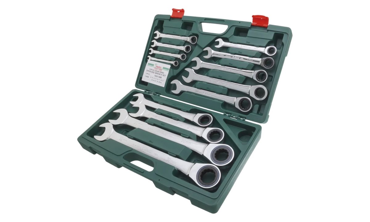  166513MB комплект трещоточных комбинированных ключей, 8-32 мм, 13 шт (0)