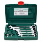  Набор комбинированных гаечных ключей с трещоткой и адаптером Hans, 16651MB мни (0)