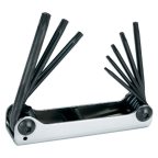  Складной набор шестигранных ключей TORX с отверстием, 8 предм. Hans 16745-8TH мни (0)