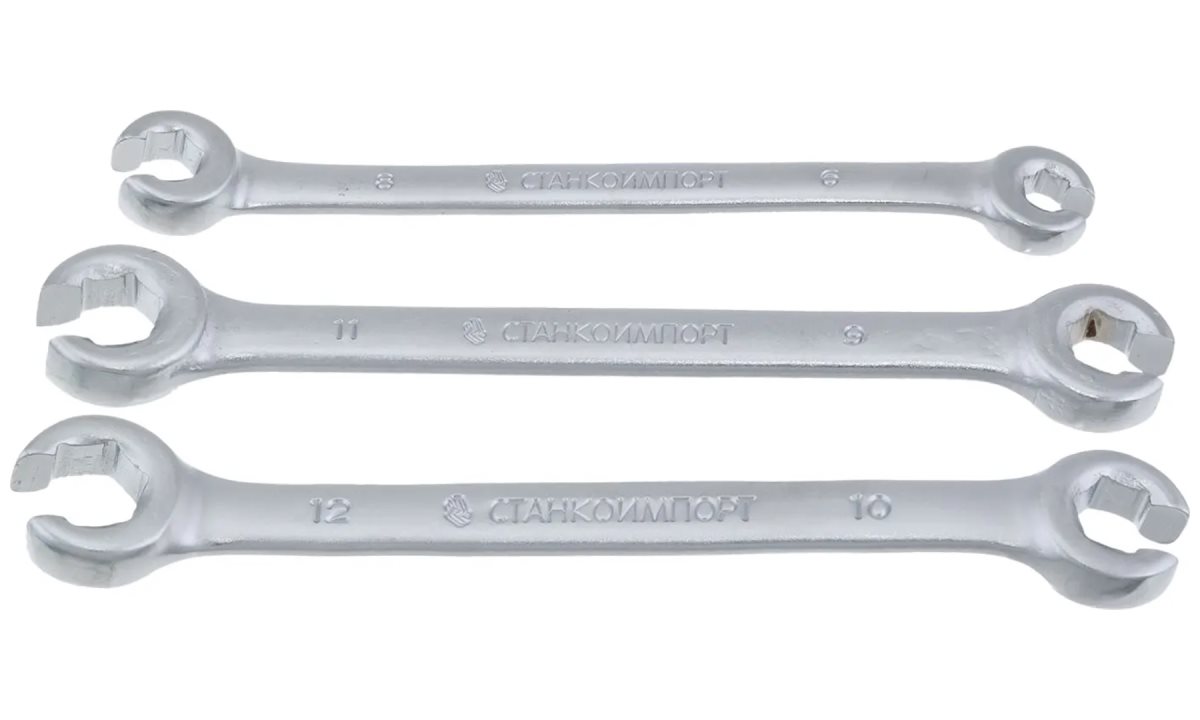  Набор гаечных разрезных ключей СТАНКОИМПОРТ, НКР.11.40.3 (0)