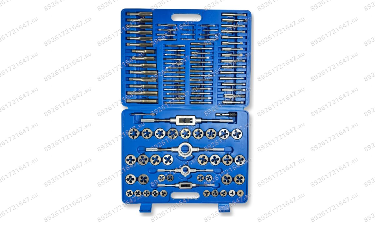 Набор метчиков и плашек метрический 110 предметов СТАНКОИМПОРТ ST4145 (0)