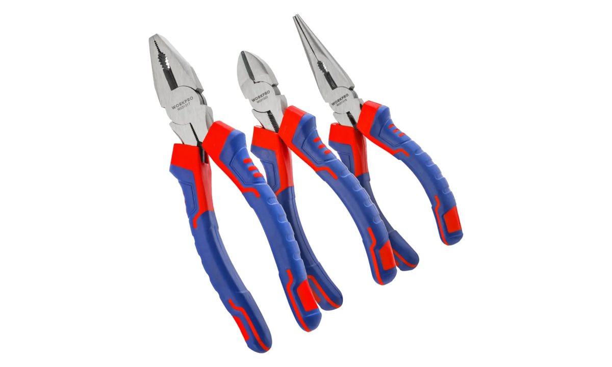  Губцевый инструмент (набор 3 предмета 6+6+8) проф WP201007 WORKPRO (0)