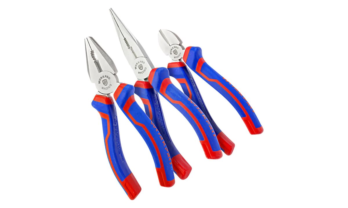  Губцевый инструмент (набор 3 предмета 6+6+6) проф WP201008 WORKPRO (0)