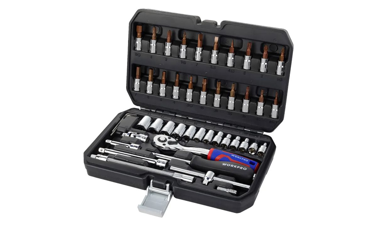  Набор инструментов 1/4 46шт WP202540 WORKPRO (1)