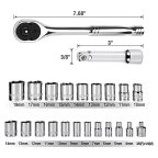  Набор инструментов с трещоткой 1/4+3/8 23шт WP202555 WORKPRO мни (3)