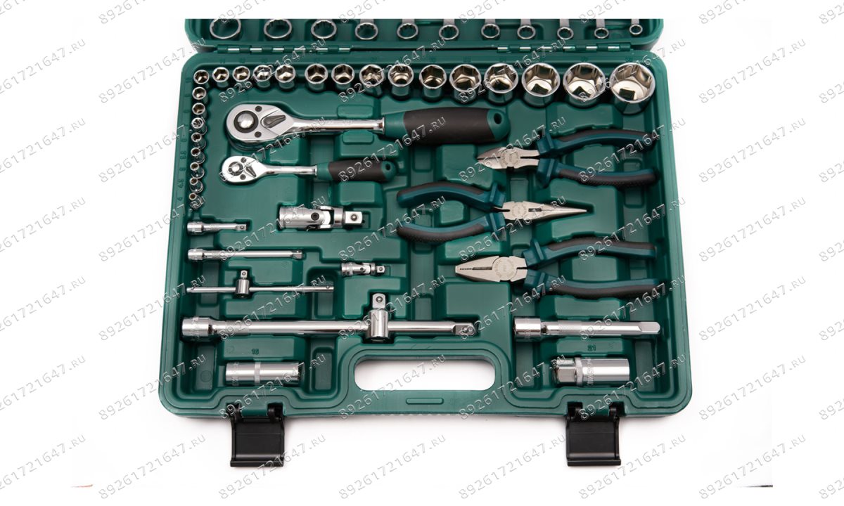  Набор инструментов универсальный ROSSVIK UST055, 55 предметов (1/4