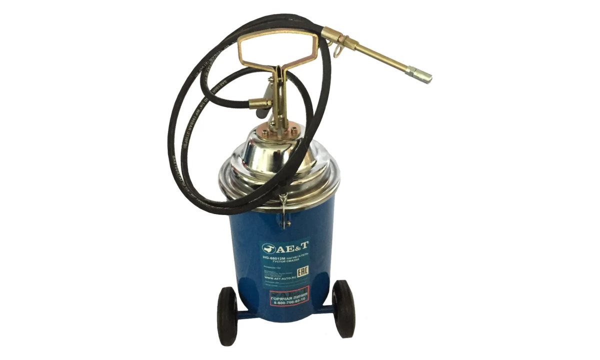  Нагнетатель густой смазки HG-68012M AE&T (1)