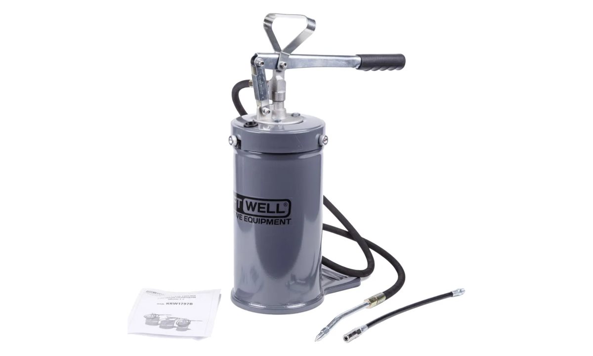  KraftWell KRW1797B Нагнетатель солидола с ручным приводом 5 л (0)