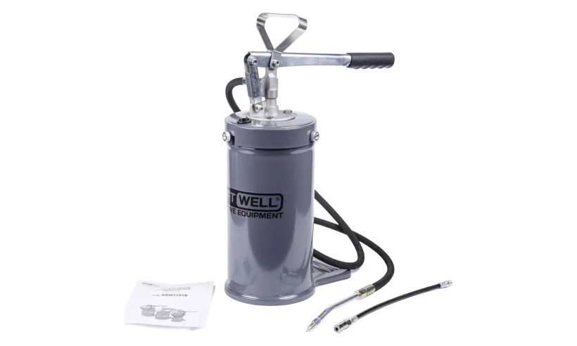 KraftWell KRW1797B Нагнетатель солидола с ручным приводом 5 л фото