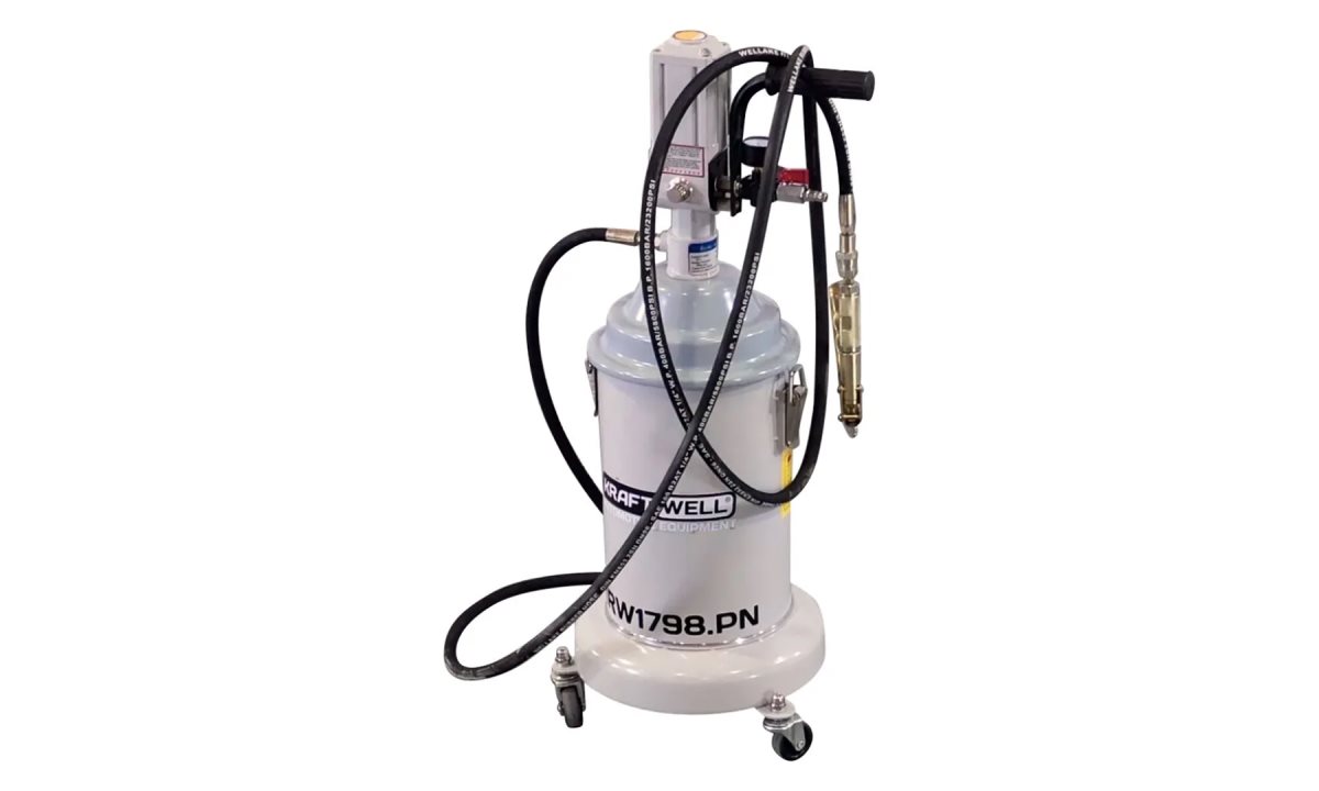  KraftWell KRW1798.PN Нагнетатель солидола мобильный с пневмоприводом (1)