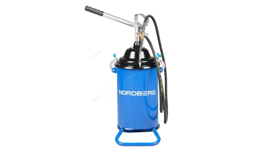 УСТАНОВКА для раздачи густой смазки ручная, 12 л NORDBERG N5012 фото