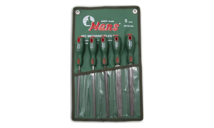 Набор напильников, 5 шт., 56152-5G, Hans фото