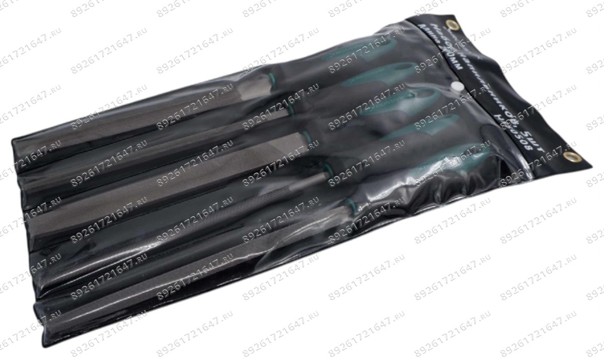  Набор напильников ROSSVIK HFS0508, 200мм, 5 шт (1)