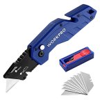  Нож универсальный складной со сменным лезвием WP211008 WORKPRO мни (0)