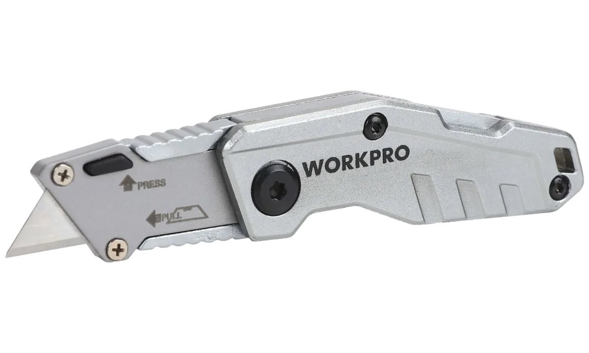  Нож универсальный складной со сменными лезвиями мини WP211010 WORKPRO (0)