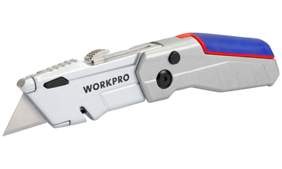  Нож универсальный складной выдвижной алюминиевый со сменными лезвиями WP211011 WORKPRO (0)