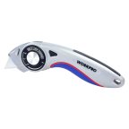  Нож универсальный складной алюминиевый со сменными лезвиями WP211013 WORKPRO мни (1)