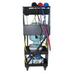  KraftWell KRW134AM Станция ручная для заправки автомобильных кондиционеров мни (9)