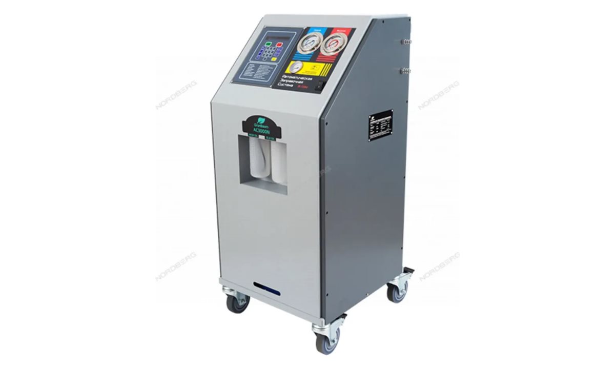  Установка для заправки кондиционеров полуавтомат бак 12 кг, GrunBaum AC3000N GB51001 GB51001 (0)