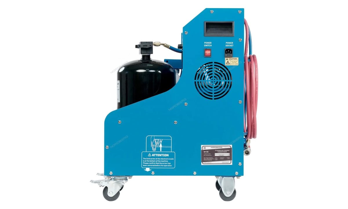  Установка полуавтомат для заправки автомобильных кондиционеров Nordberg NF10E (0)