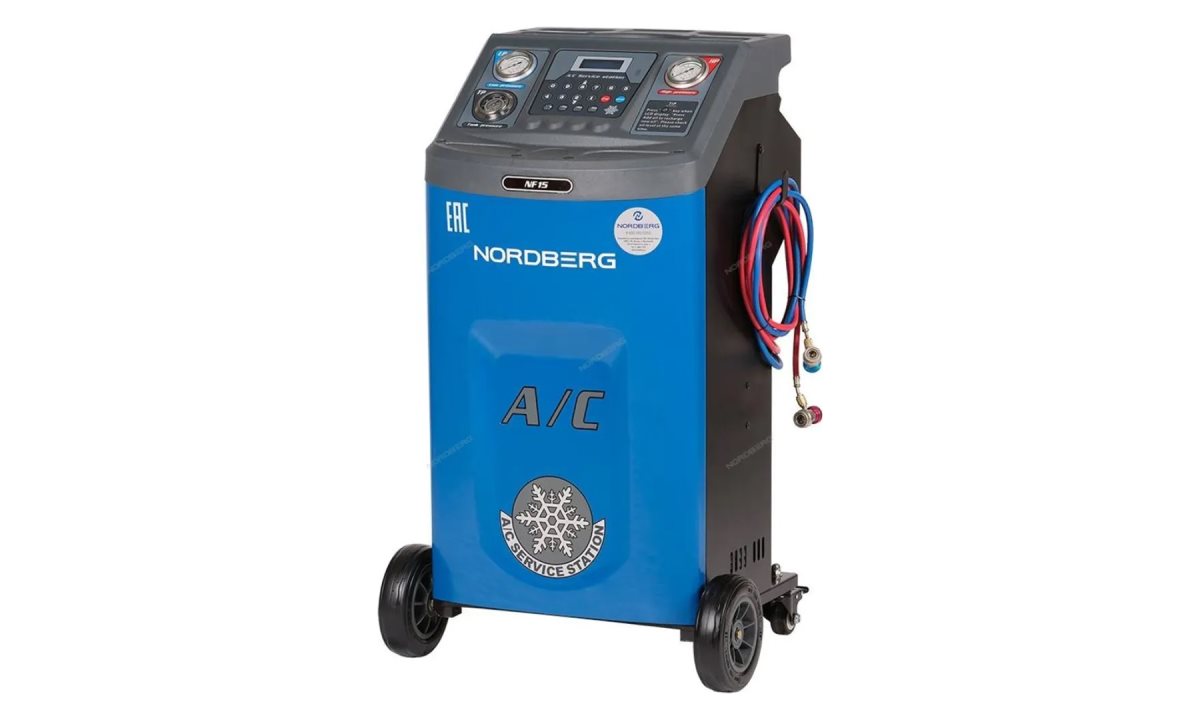  Установка полуавтомат для заправки автомобильных кондиционеров NORDBERG NF15 (0)