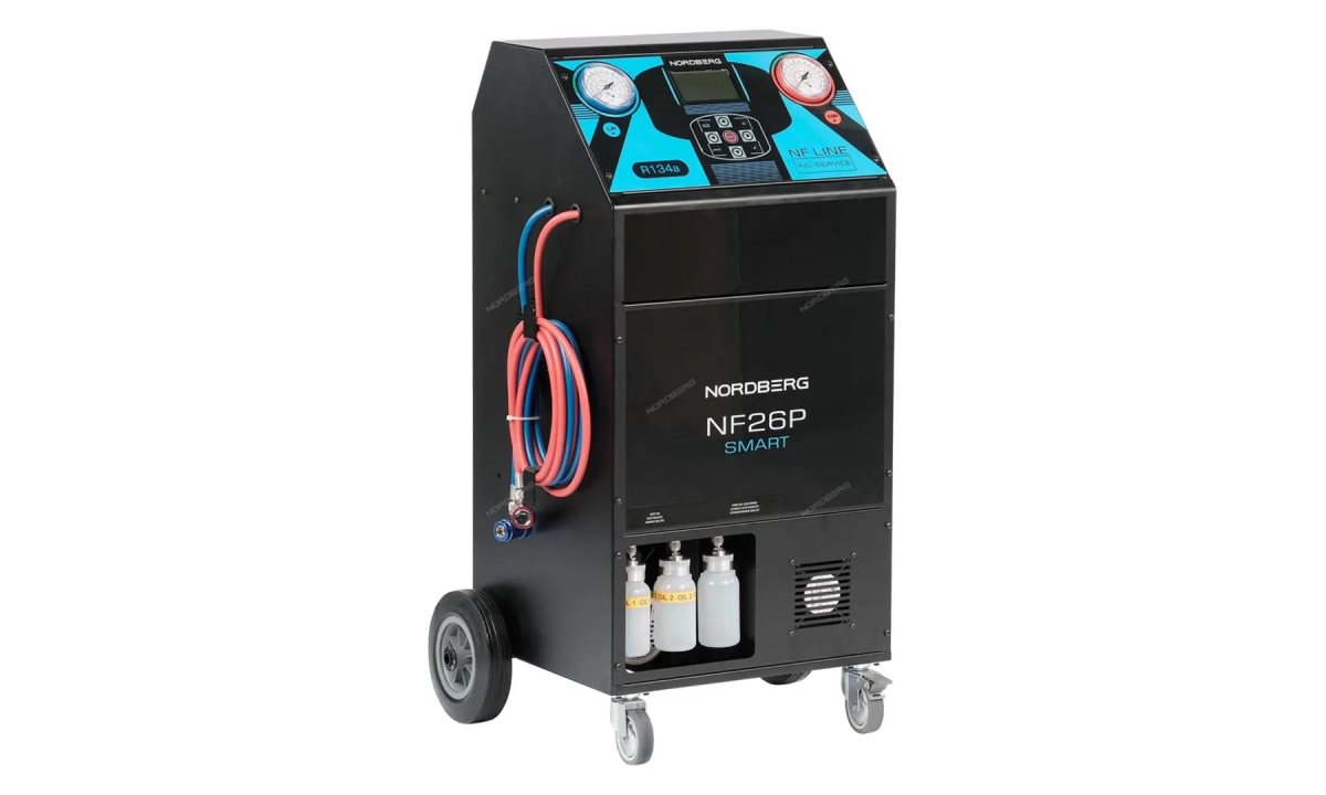  Установка автомат для заправки автомобильных кондиционеров с принтером NORDBERG NF26P (1)