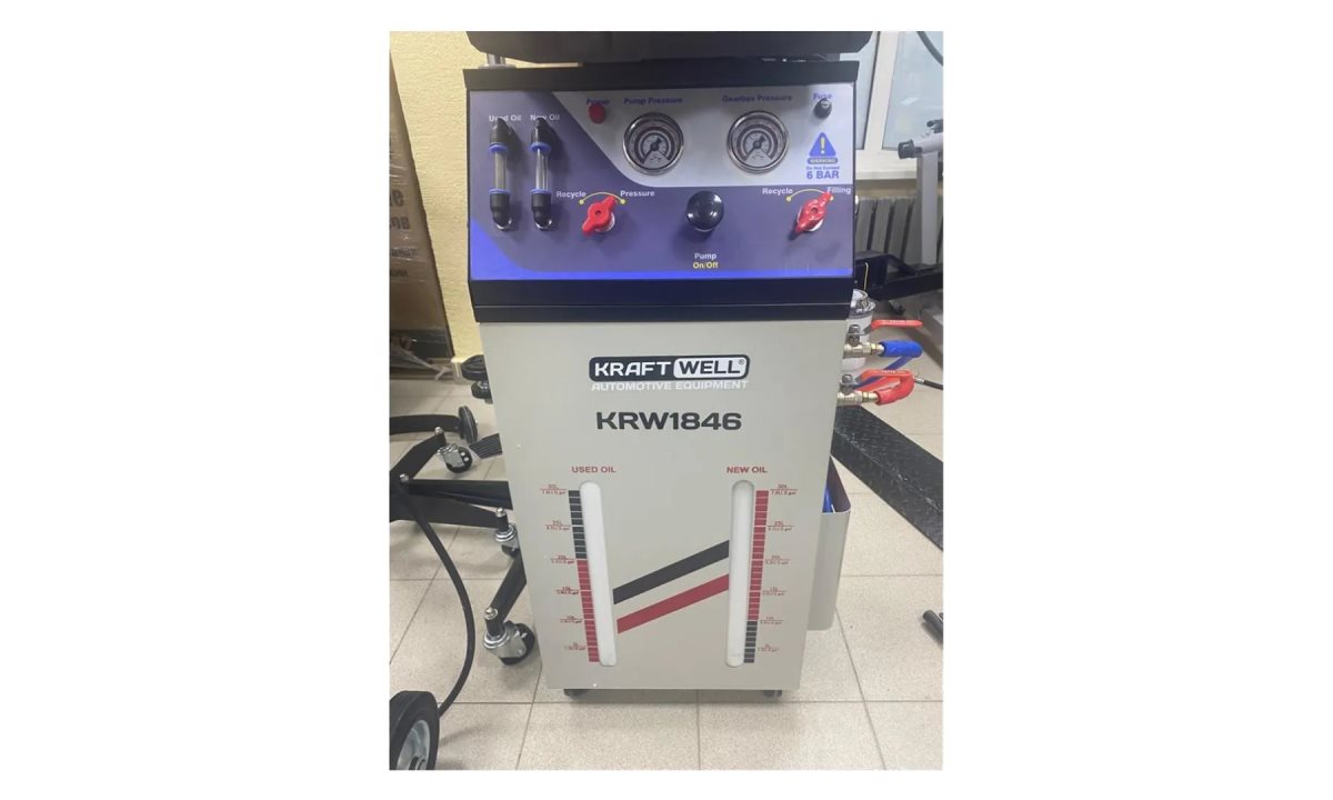  KraftWell KRW1846 Установка для промывки автоматических коробок передач (1)