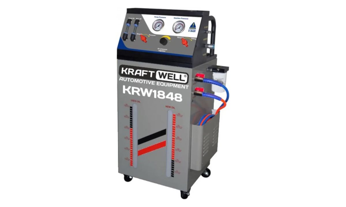  KraftWell KRW1848 Установка для промывки автоматических коробок передач., пневматическая (0)