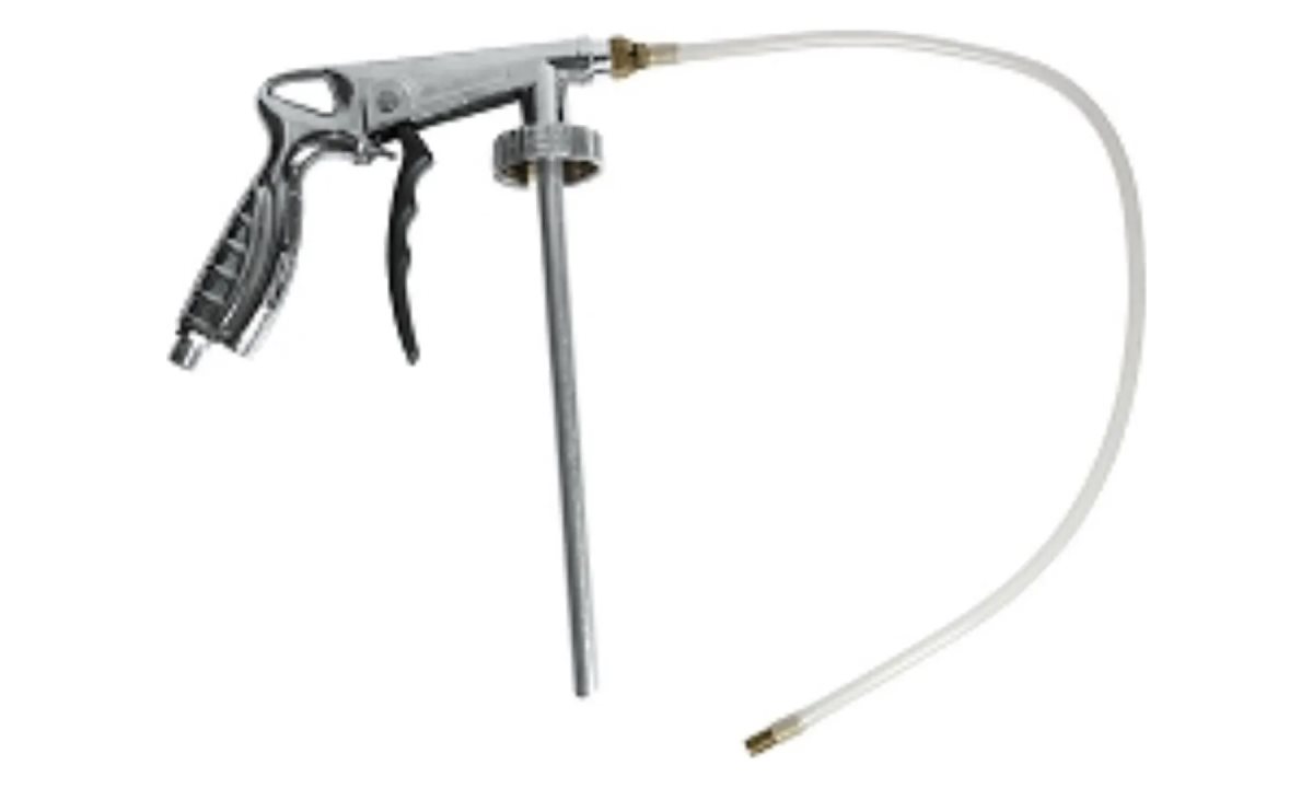  Пистолет для нанесения кузовных покрытий, с гибкой насадкой, под баллоны 1л (0)