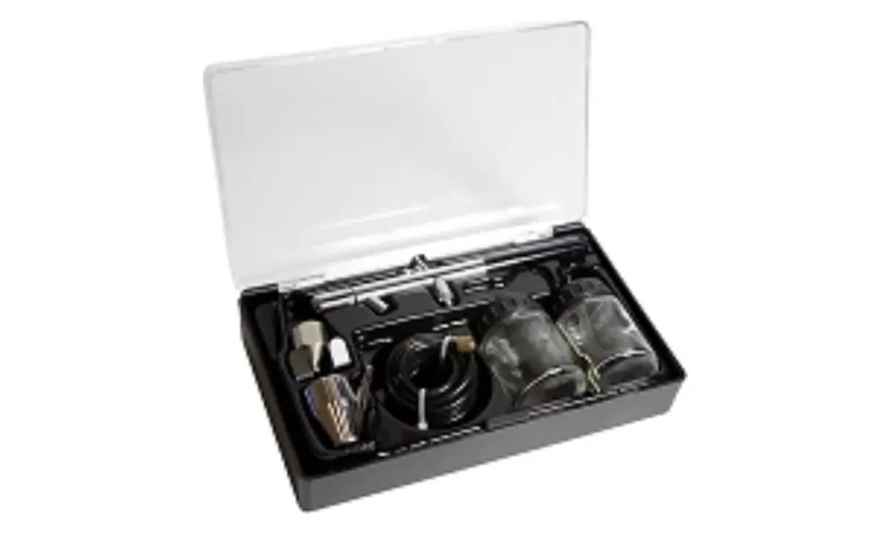 Набор для дизайна, аэрограф, сменные бачки, шланг фото