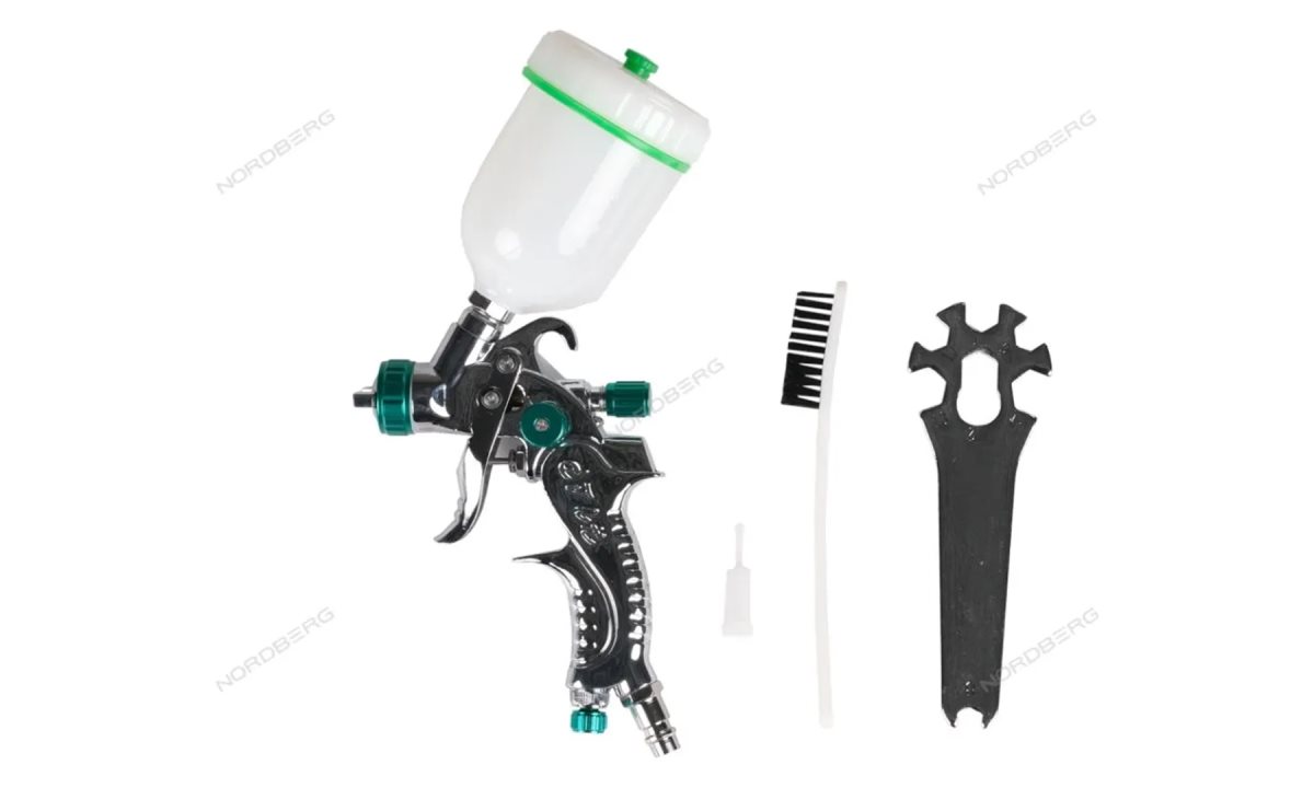  МИНИКРАСКОПУЛЬТ HVLP с верхним баком, сопло 1,0 мм NORDBERG NP7710 (1)