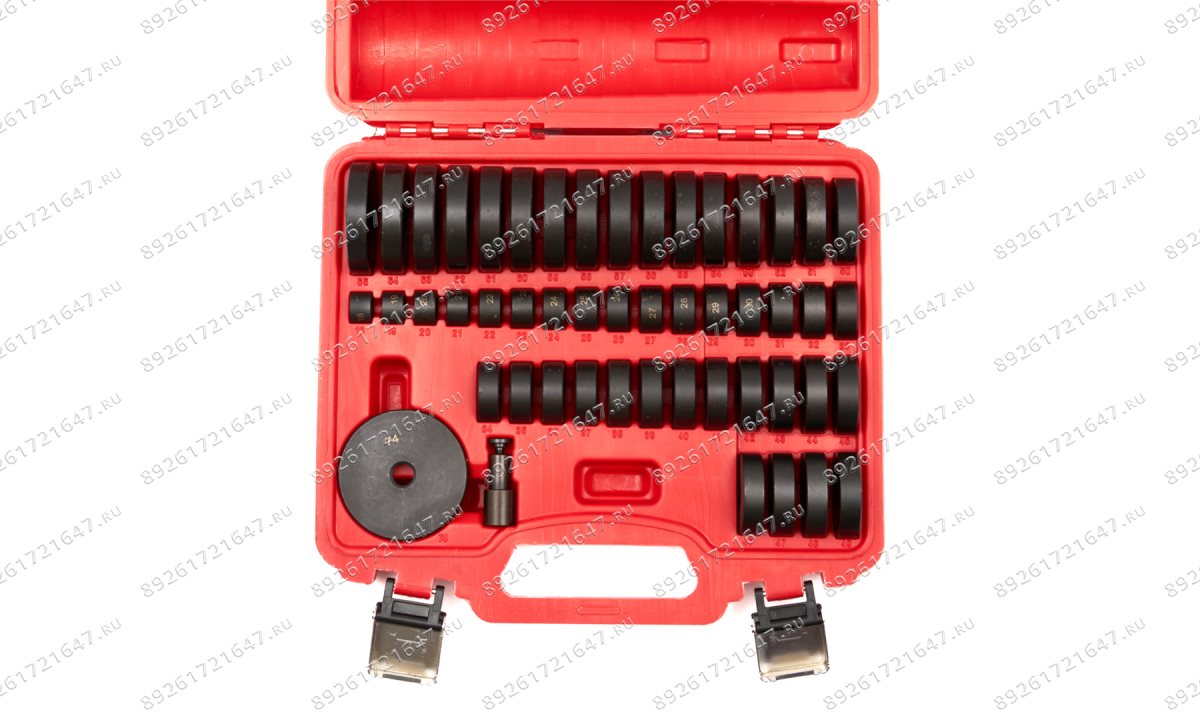  ST026 Набор оправок для выпрессовки подшипников, втулок, сальников, 52 предмета (0)