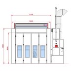  KraftWell KRW1254-MG Покрасочная камера 12 х 5 х 4 м., 60 000 м3/ч мни (3)