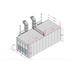  KraftWell KRW1254-TMG Покрасочная камера 12 х 5 х 4 м., 60 000 м3/ч мни (1)