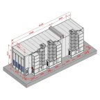  KraftWell KRW1855-TM Покрасочная камера 18 х 5 х 5 м., 75 000 м3/ч мни (0)