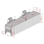  KraftWell KRW2455-TRMG Покрасочная камера 24 х 5 х 4,9 м., 120 000 м3/ч мни (2)