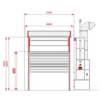  KraftWell KRW2455-TRMG Покрасочная камера 24 х 5 х 4,9 м., 120 000 м3/ч мни (4)