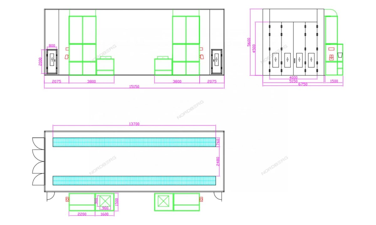  Окрасочно сушильная камера NORDBERG INDUSTRIAL (1)