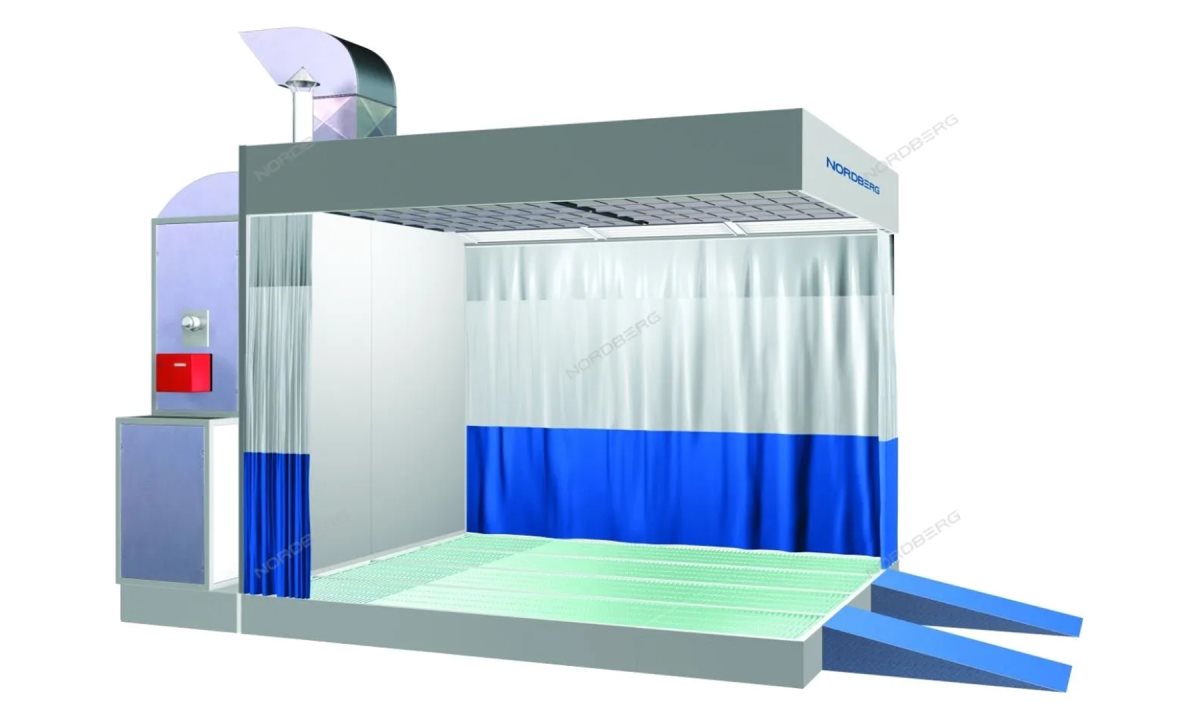  Пост подготовки к окраске с колоннами Nordberg NB300C (1)