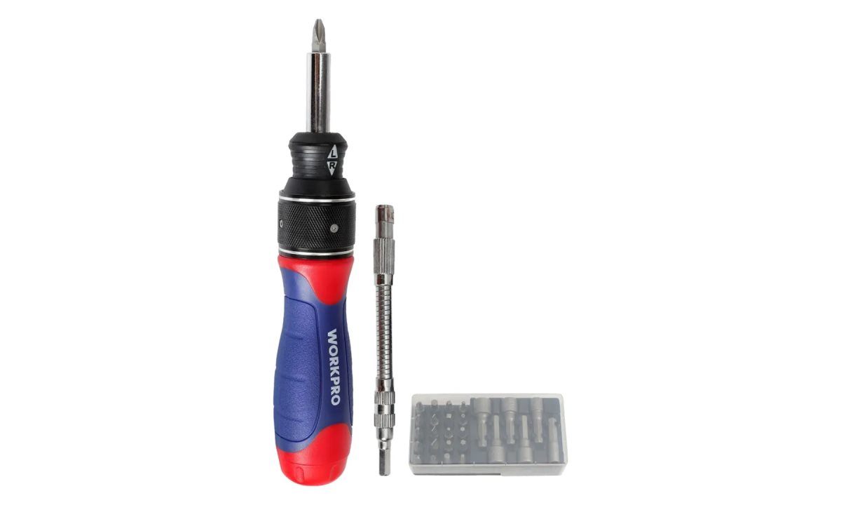  Отвертка 2X DRIVE с трещоткой (29 предметов) WP221052 WORKPRO (0)