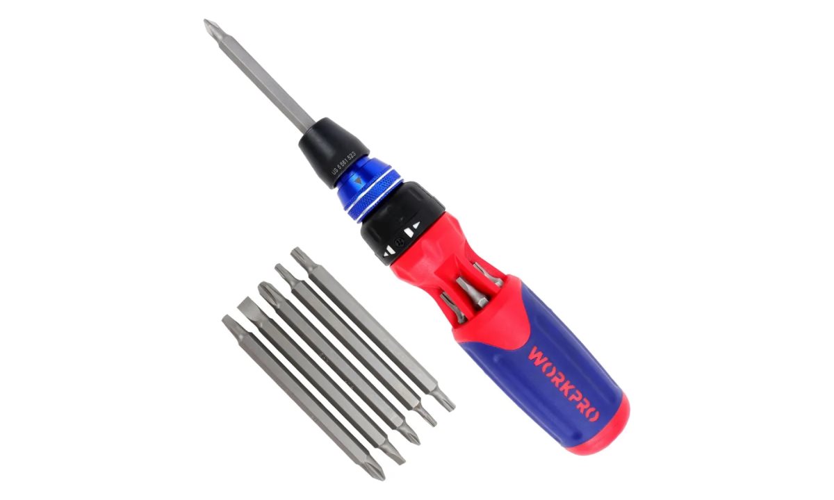  Отвертка 12-в-1 с трещоткой WP221063 WORKPRO (0)