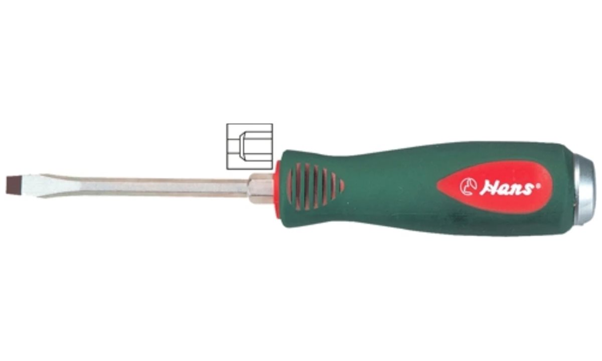  Отвертка шлицевая силовая Hans, 0516M8-08 (0)