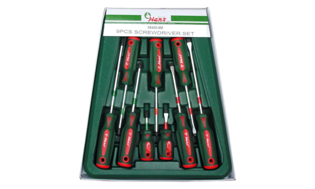  Набор отверток шлицевых Hans, 06400-9M (0)