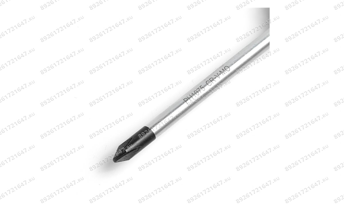  PH1075 Отвертка крестовая ROSSVIK PH1*75мм (1)