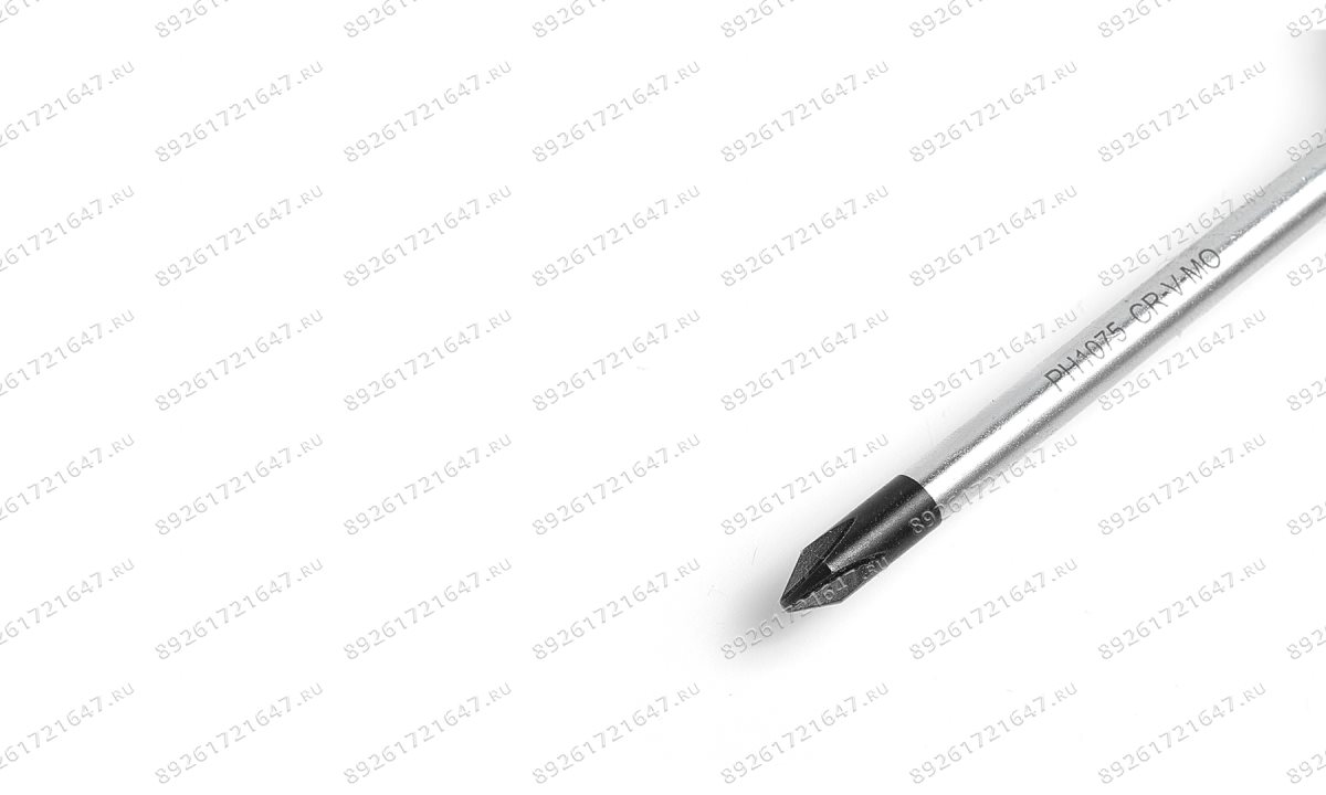  PH1075 Отвертка крестовая ROSSVIK PH1*75мм (1)