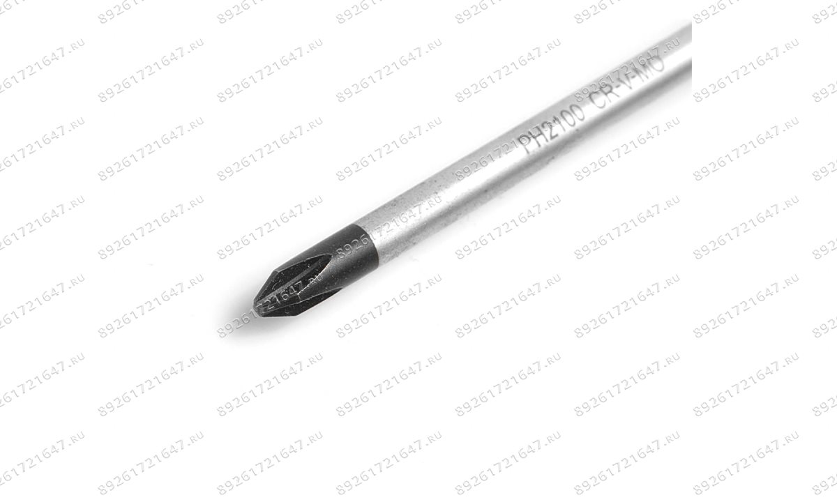  PH2100 Отвертка крестовая ROSSVIK PH2*100мм (1)