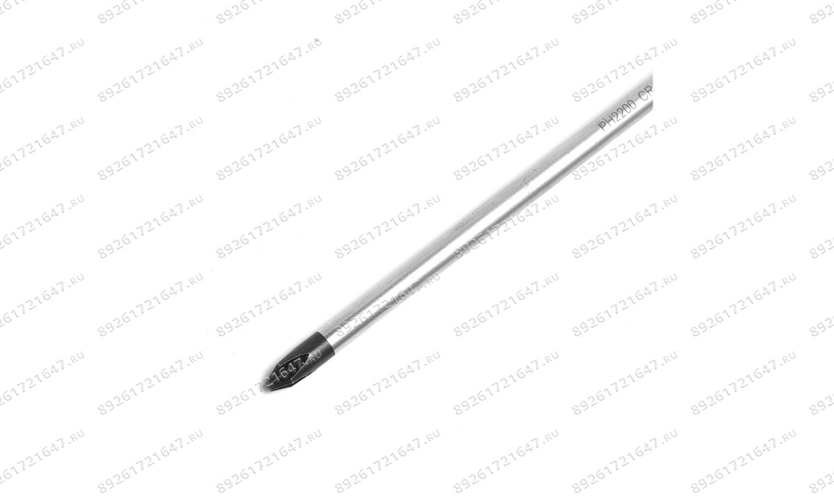  PH2200 Отвертка крестовая ROSSVIK PH2*200мм (1)