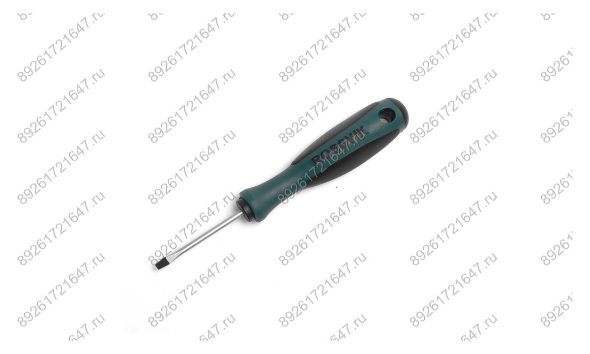  SL3050 Отвертка шлицевая ROSSVIK SL3*50мм (0)